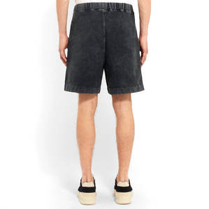 Venta caliente Acid Stone Wash Hombres Pantalones cortos Verano Vintage Cordón Hombre Pantalones cortos con bolsillos - Product Image 2