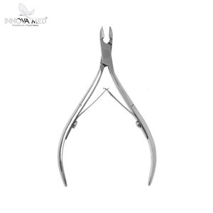 Professional Stainless Steel Cuticle Nipper with Double Spring Nail Nipper Manicure Tool INNOVAMED Instruments - Product Image 2