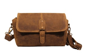 Diseño de cuero genuino DSLR Cámara Vintage bolso de hombro Messenger Satchel Insert se adapta a - Product Image 3
