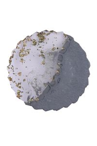 Posavasos de resina de la mejor calidad con diseño de cristal de geoda estilo amor y acentos metálicos para decoración del hogar Artesanía de resina Premium - Product Image 4