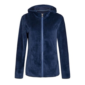 Chaqueta de Mujer con Cierre, Forro Polar, Ajustada, para Otoño, Nueva Llegada, Transpirable, Tejido de Lino, Cuello Alto - Product Image 6