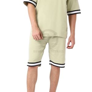Ensemble short et t-shirt en coton de bonne qualité avec logo personnalisé et design Ensemble deux pièces pour hommes Ensemble deux pièces pour été T-shirt pour hommes - Product Image 6