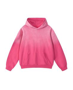 Sweat à capuche unisexe de haute qualité 100% coton French Terry Sun Fade Coupe régulière Personnalisable 450 GSM Solide Vêtement décontracté Homme - Product Image 2