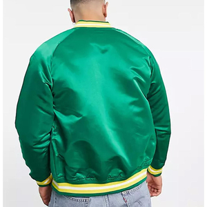 Chaqueta Deportiva de Satén de Alta Calidad para Hombre, Color Sólido, Impermeable, Reversible, con Bolsillos Laterales y Hombros Caídos para Invierno - Product Image 6