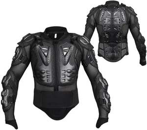 Motorcycle Protective Jacket and <b>Knee</b> <b>Pads</b>, Motorcycle Accessories, Back Spine Chest Protector, Full Body Chest Armor - Product Image 1