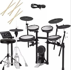 ชุดกลองไฟฟ้า Roland TD-17KVX V-Drums พร้อมชุดอุปกรณ์เสริมคุณภาพสูง วัสดุห้องกลองทองเหลือง - Product Image 1