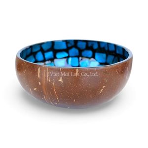 Cuenco de Coco con Madreperla, Lacado a Mano, Incrustaciones de Concha Natural, Ecológico, Decorativo para Mesa - Product Image 2