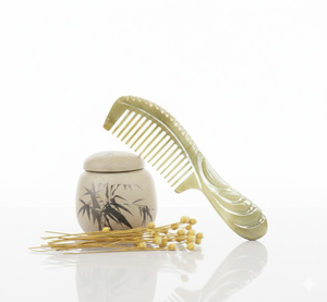 Peine para el Cabello de Lujo, Elegante, Hecho a Mano, con Diseño de Cuerno y Soporte Decorativo Esculpido a Mano para Exhibición en el Hogar y Salón, a Precio Especial - Product Image 6