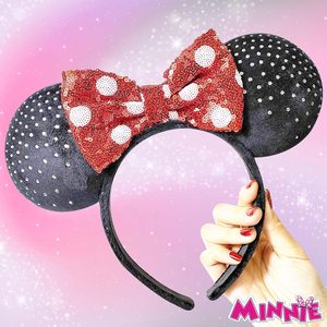 Échantillon de vente au détail H.E.R. Accessoires Licenciés Oreilles Minnie - Bandeau de Costume Coloré pour Enfants - Fête d'Anniversaire en Peluche Diamant - Product Image 1