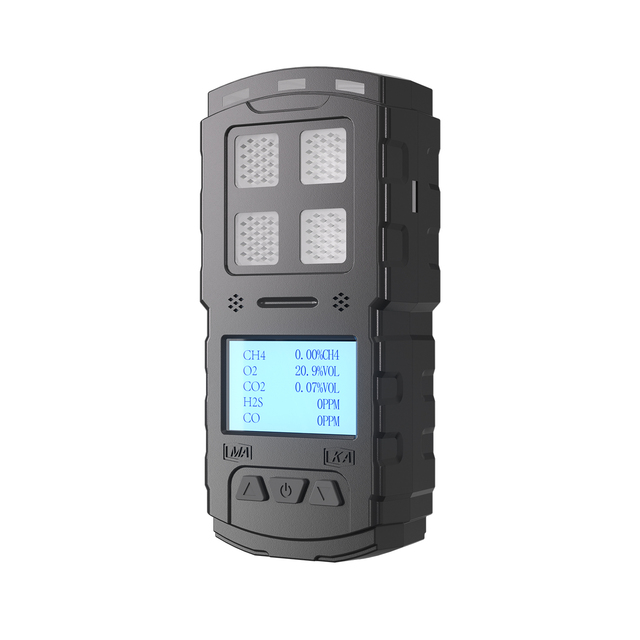 5 1 Gas Detector LCD Detect CO O2 H2S EX CO2 Explosive Proof High Accuracy Li-ion Battery Home Industry Mine Use Customized