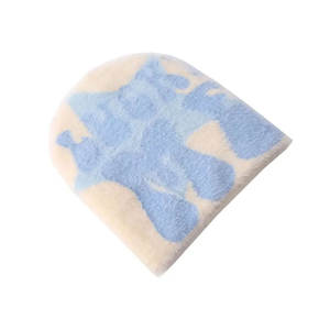 Usine directe hommes Mohair Beanie chapeau bas quantité minimale de commande à la mode porter broderie 3D pour voyage - Product Image 5