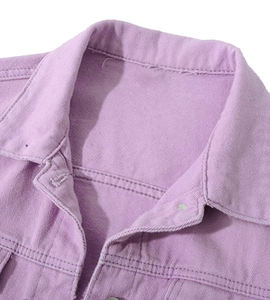 Vente en gros de nouveaux vêtements d'hiver pour femmes à la mode veste en jean matelassé en satin grande taille pour femmes vestes en jean en nylon pour femmes - Product Image 2