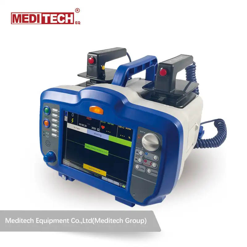 CE onaylı defixpress ile AED modu, ekg izleme, çoklu dil ve standart taşıma çantası için yetişkin ve çocuk
