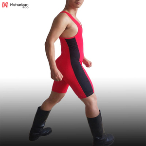 Traje de Lucha Libre de Alta Calidad, Algodón/Poliéster, Unisex, Talla Adulto, Diseño Personalizado, Ropa de Levantamiento de Pesas, Colores y Logotipo Personalizables - Product Image 6