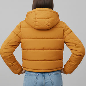 Chaqueta Corta de Estilo Hip Hop, Transpirable, de Primera Calidad, Resistente al Viento e Impermeable, con Capucha, Chaqueta Acolchada - Product Image 3