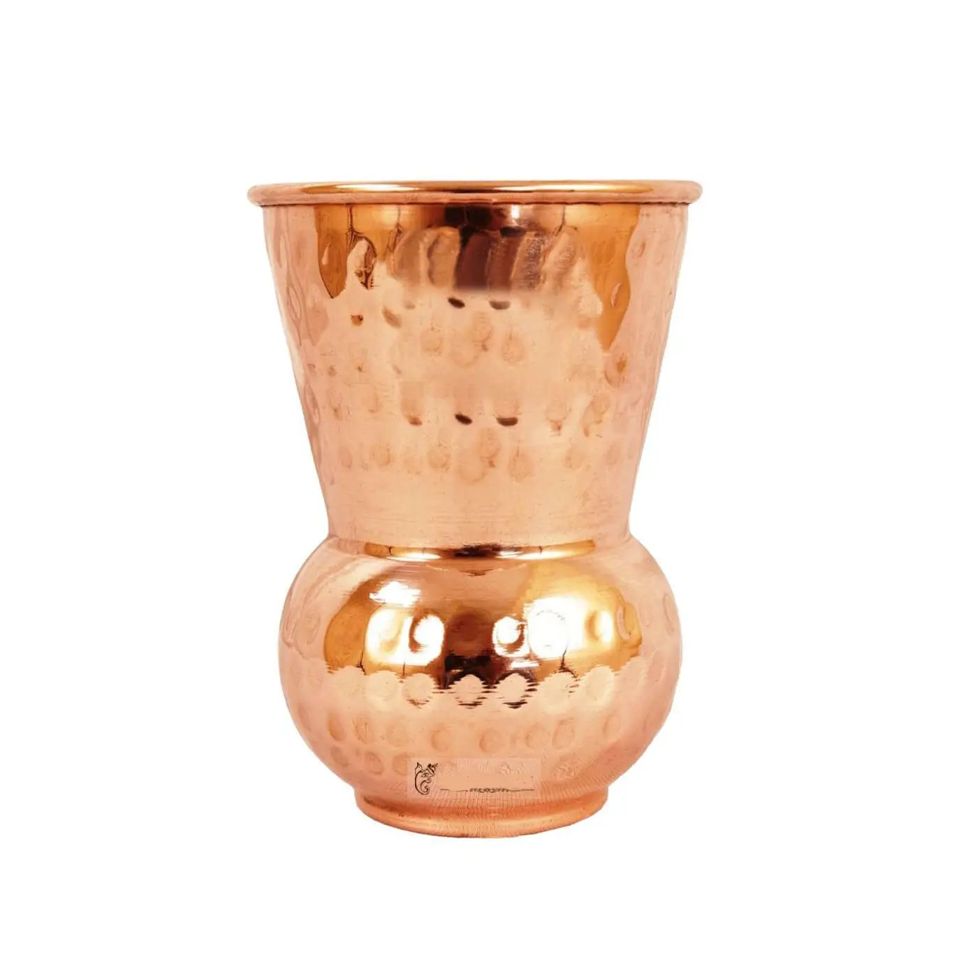 High Quality Wholesale Copper Water and Juice Drink Glass Rose Gold Classic Design Copper Drink Water Glasses