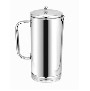 Jarra de agua de diseño hecho a mano lisa con y sin tapa y perilla de sujeción en tamaños y formas personalizados hechos a mano - Product Image 4