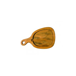 Bandeja de Servir de Madera de Haya Piuma 42x25.5x2.5cm con Asa, Técnica Artesanal - Product Image 1
