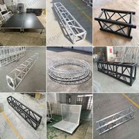Plateforme modulaire légère en alliage d'aluminium pour scène, installation rapide, portable, pour concerts et podiums de batterie
