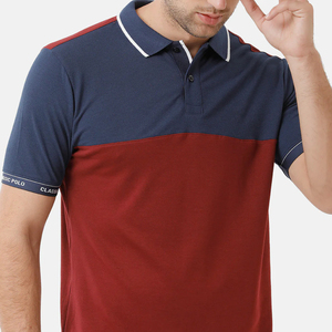 Camisas Elegantes para Hombre con Diseño Personalizado a Rayas y Bloques de Color, Transpirables, con Paneles de Contraste Únicos, para Uso Casual y Semi-Formal - Product Image 4