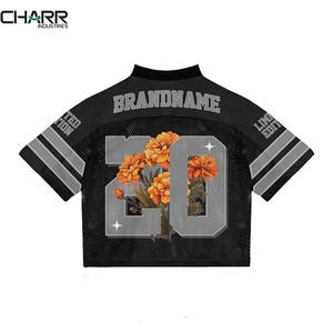 Camiseta Deportiva de Malla Transpirable Extra Grande Unisex de Alta Calidad Personalizada, Pantalones Cortos de Béisbol y Fútbol Estampados de Talla Grande, Camiseta Corta Cuadrada - Product Image 2