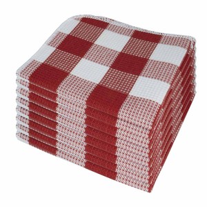 Waffle Weave Cleaning <b>Cloth</b> Extra Absorb Multi-Purpose Ultra Soft Lightweight Quick <b>Drying</b> Tea Towels Reusable 100% Cotton - Product Image 1