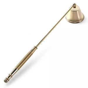 Best Quality Gold Finished <b>Candle</b> Snuffer New Arrival Handicraft Wick Snuffing <b>Extinguisher</b> for Putting Out <b>Candles</b> - Product Image 1