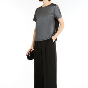 Venta al por mayor de algodón orgánico de las mujeres de cuello redondo Camiseta de impresión personalizada Logo Ecológico Servicio OEM para niñas camisetas lisas - Product Image 5