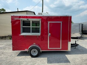 รถขายอาหารเคลื่อนที่แบบแบนมีโครงอลูมิเนียม12 'x 12' รถขายอาหารติด GPS สำหรับงานกิจกรรมจัดเลี้ยงขนมโรงงานไอศกรีม - Product Image 4