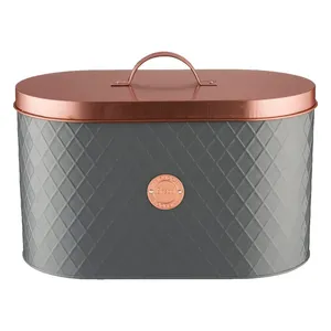 Boîte à pain de conception de luxe en blanc enduit fini avec une utilisation de couvercle pour l'hôtel et le restaurant à la maison - Product Image 3