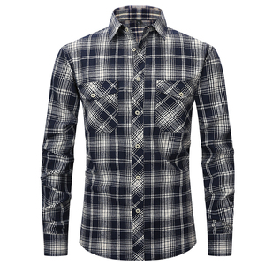 Camisa de franela teñida de hilo personalizada de calidad superior para hombres Camisas casuales formales de algodón 100% ligeras hechas en Pakistán - Product Image 6