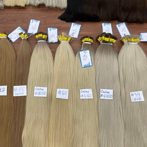 Extensions de cheveux russes en vrac, cheveux humains de très haute qualité, nombreuses couleurs, lisses naturelles, en vrac - Product Image 2