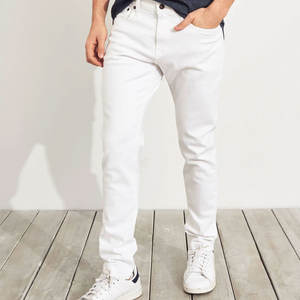 กางเกงยีนส์ขายาวสำหรับผู้ชายทรงตรงเข้ารูปปกติ - Product Image 6