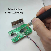Batería de soldador portátil Herramienta de reparación de soldadura con adaptador de carga USB Batería de fuente de alimentación