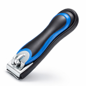 Coupe-ongles professionnel de haute qualité en acier inoxydable avec lame courbée et poignée ergonomique, outil de coupe de précision pour les soins des ongles - Product Image 1