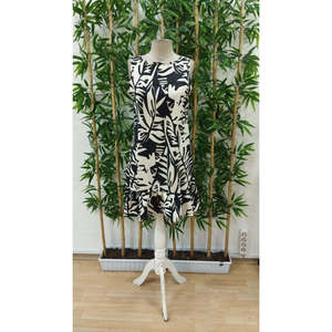 Robe courte sans manches à col rond et à volants pour femme de Jane's, style Sofia, pour un usage quotidien décontracté - Product Image 6