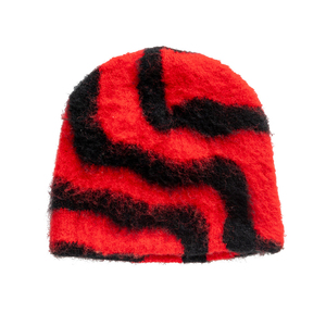 Gorro de Mohair Jacquard Personalizado con Patrón de Lazos, Gorro de Invierno Cálido Unisex, Gorro de Punto Suave para Clima Frío e Impresión Digital - Product Image 6