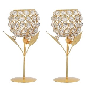Crystal <b>Tea</b> <b>Light</b> Holder High Quality Urli Diya Diwali and Other Candle Holders <b>Lanterns</b> for Home Decor - Product Image 3