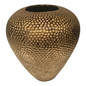 Diseño hecho a mano personalizado mejor para la decoración del hogar hecho a mano mejor decoración interior y diseño hecho a mano florero de planta de oro y florero - Product Image 3