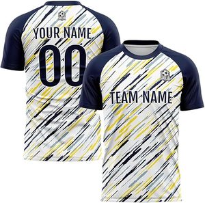 Uniformes de fútbol transpirables de alta calidad Set Custom Blue Pink Yellow Green Color Men's Team Soccer Wear Kits - Product Image 2