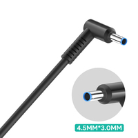 Adaptor Perjalanan DC Input 9-32V 150W 19.5V 7.7A 4.5*3.0mm Pengisi Daya Mobil untuk HP OMEN 16 Pengisi Daya Laptop Mobil 150W