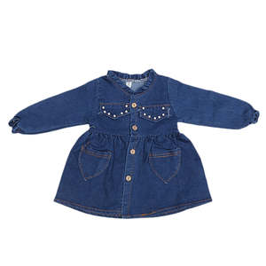 เสื้อยีนส์เด็กผู้หญิง - สีฟ้า - Product Image 1