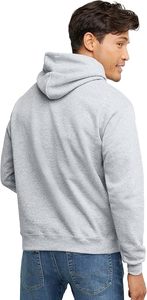 Sudadera con Capucha Casual de Invierno para Hombre, Lavado Ácido, Color Sólido, 100% Algodón, Felpa, Corte Regular, Ecológica, Transpirable, con Bolsillo, Ropa de Moda - Product Image 2