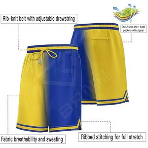 Pantalones cortos de gimnasio atléticos para hombre, ropa deportiva informal de verano de secado rápido, transpirable con bolsillos de talla grande para baloncesto, correr, venta al por mayor - Product Image 3