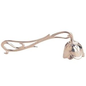 Éteignoir artisanal en métal plaqué argent - Product Image 1