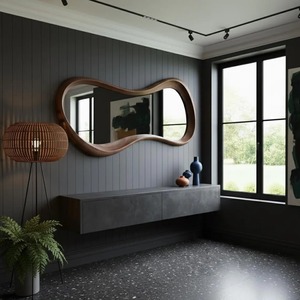 Espejo de Pared de Madera de Primera Calidad para Habitaciones de Hotel, Uso Doméstico y Decoración de Interiores Moderna Disponible a un Precio Competitivo - Product Image 5