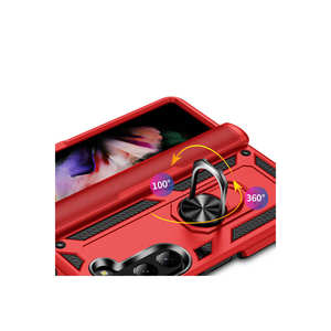 Coque en silicone anti-traces de doigts JoieCreatif Vega pour Samsung Galaxy Z Fold 5, protection fine et résistante aux chocs - Product Image 5