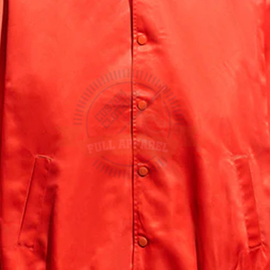 Chaqueta Letterman de Satén de Alta Calidad para Hombre, Cortavientos, Cuello Alto, Estilo Urbano, Personalizable para Invierno, Mejor Precio al por Mayor - Product Image 5