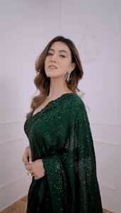 Emroidary – chemisier de travail georgette saree avec vêtements de bureau non cousus au prix le plus bas par alphanumero company - Product Image 4