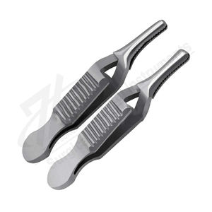 Dieffenbach Serrefine Abrazaderas 58mm Curved German Base de acero inoxidable de alta calidad Instrumentos quirúrgicos Fabricante Pakistán - Product Image 1